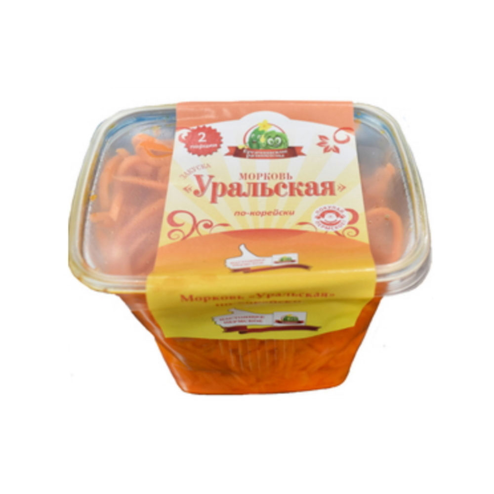 

Закуска Ергачинские разносолы морковь уральская по-корейски