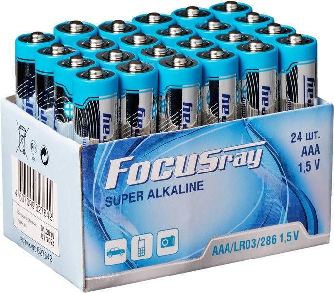 

Элемент питания Focusray Super Alkaline Lr03/286 Box24 (арт. 559303)