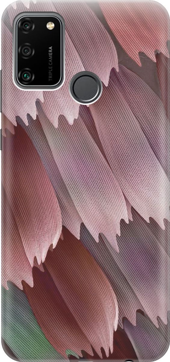 

Силиконовый чехол на Honor 9A с принтом "Розовые лепестки", Красный;розовый, 6409