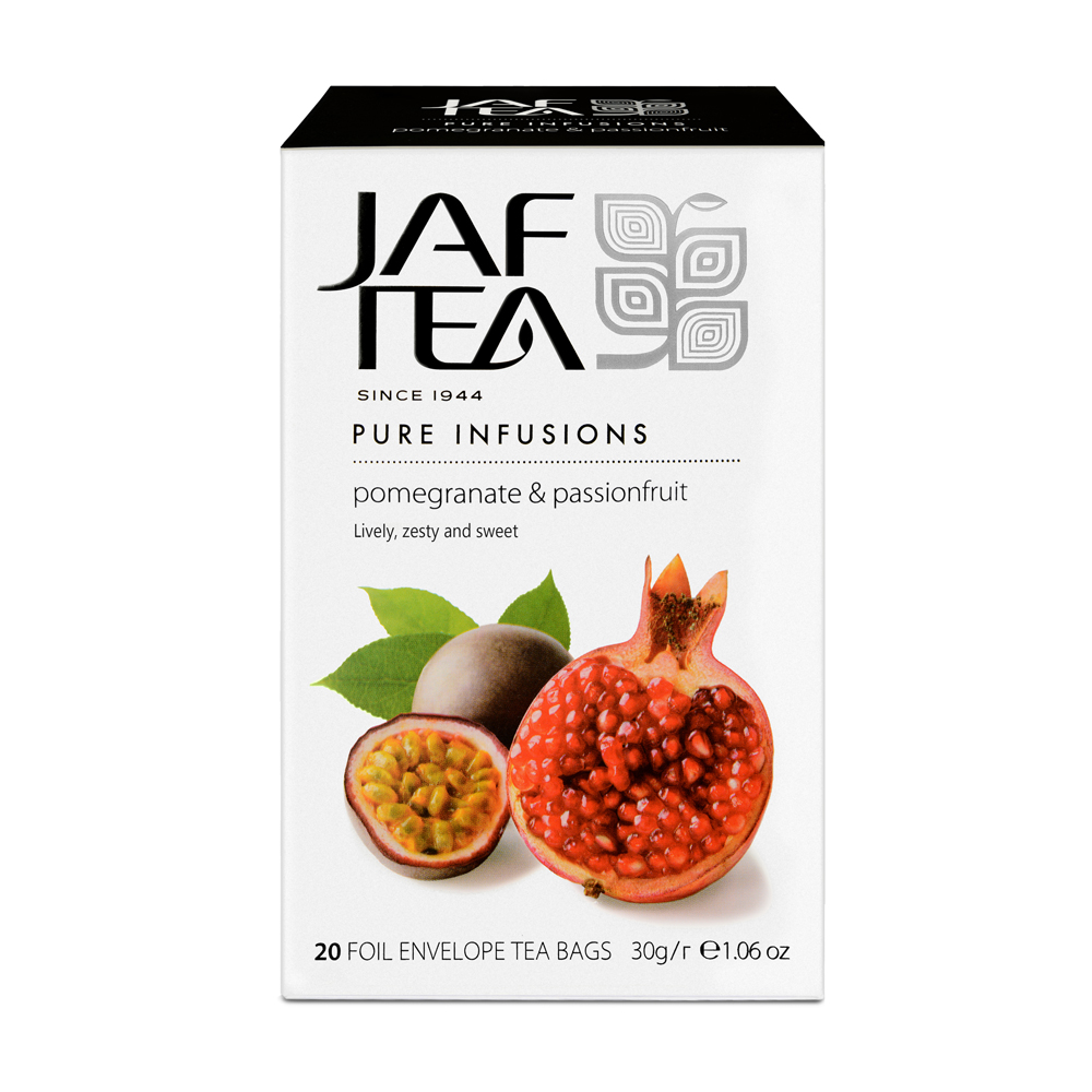 Чай без кофеина JAF TEA Pomegranate & Passionfruit, 20 пакетиков