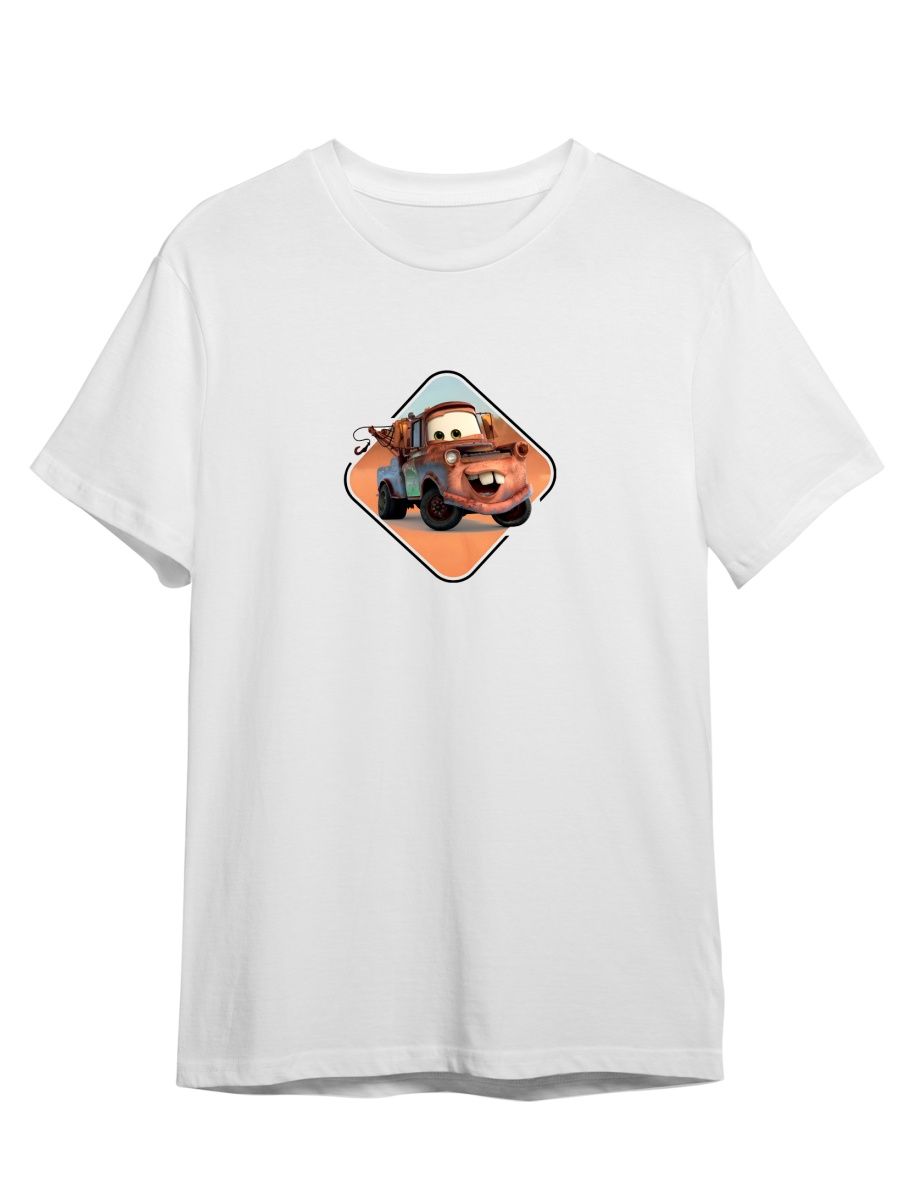 фото Футболка унисекс сувенирshop тачки/cars/молния маккуин 5 белая 2xl