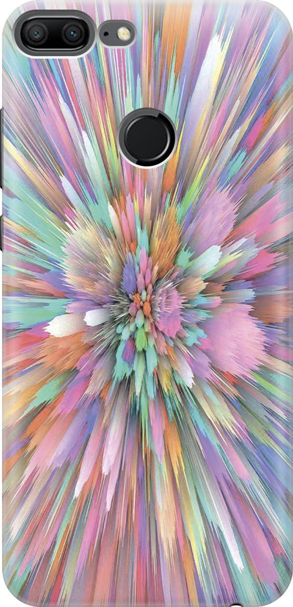 

Силиконовый чехол на Honor 9 Lite с принтом "Красочный взрыв", Голубой;розовый, 6403