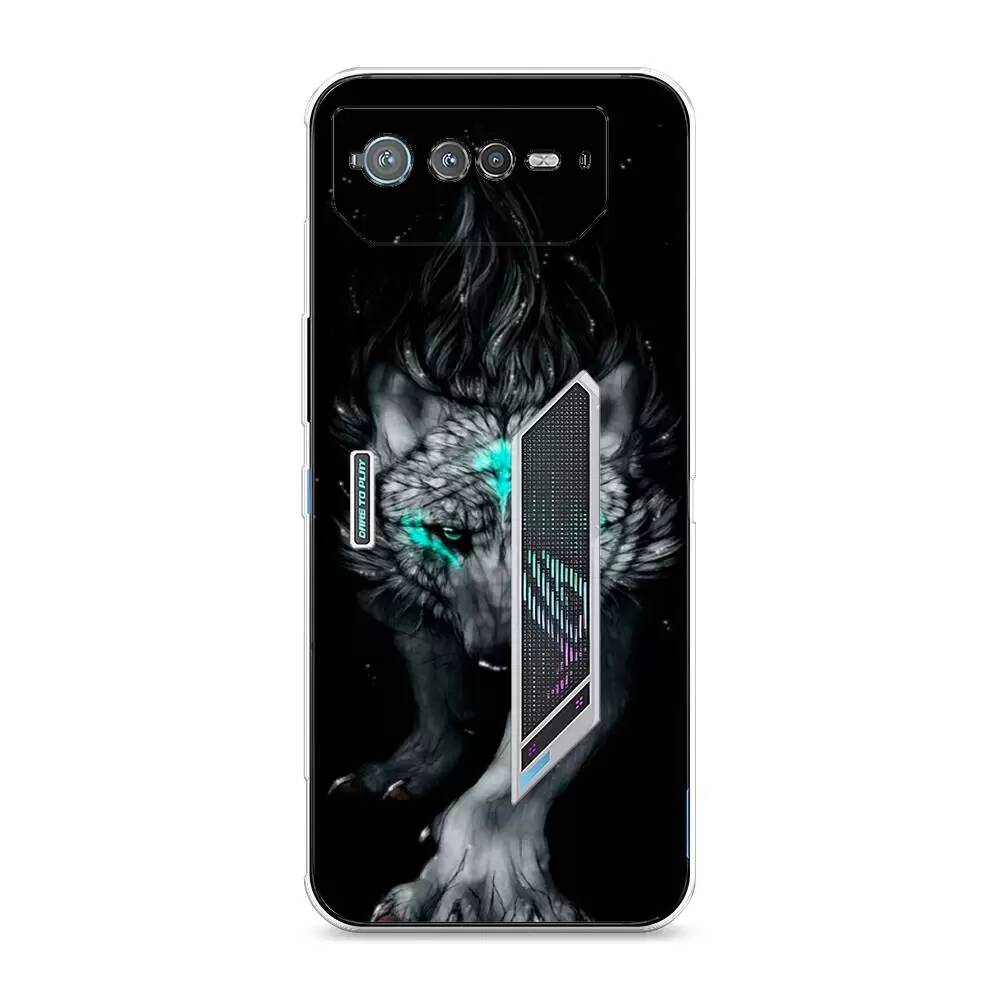 

Силиконовый чехол Awog "Волшебный волк" для Asus ROG Phone 6, Разноцветный;прозрачный, 44650-1