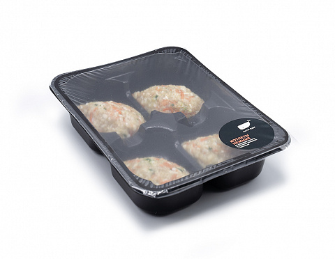 

Котлеты из мяса птицы Киты Еды нежные охлажденные +-400 г