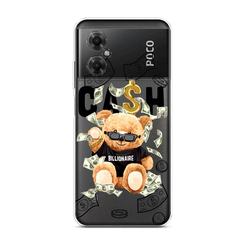 

Чехол на Xiaomi Poco M4 5G "Big cash", Черный;серый;бежевый, 316550-6