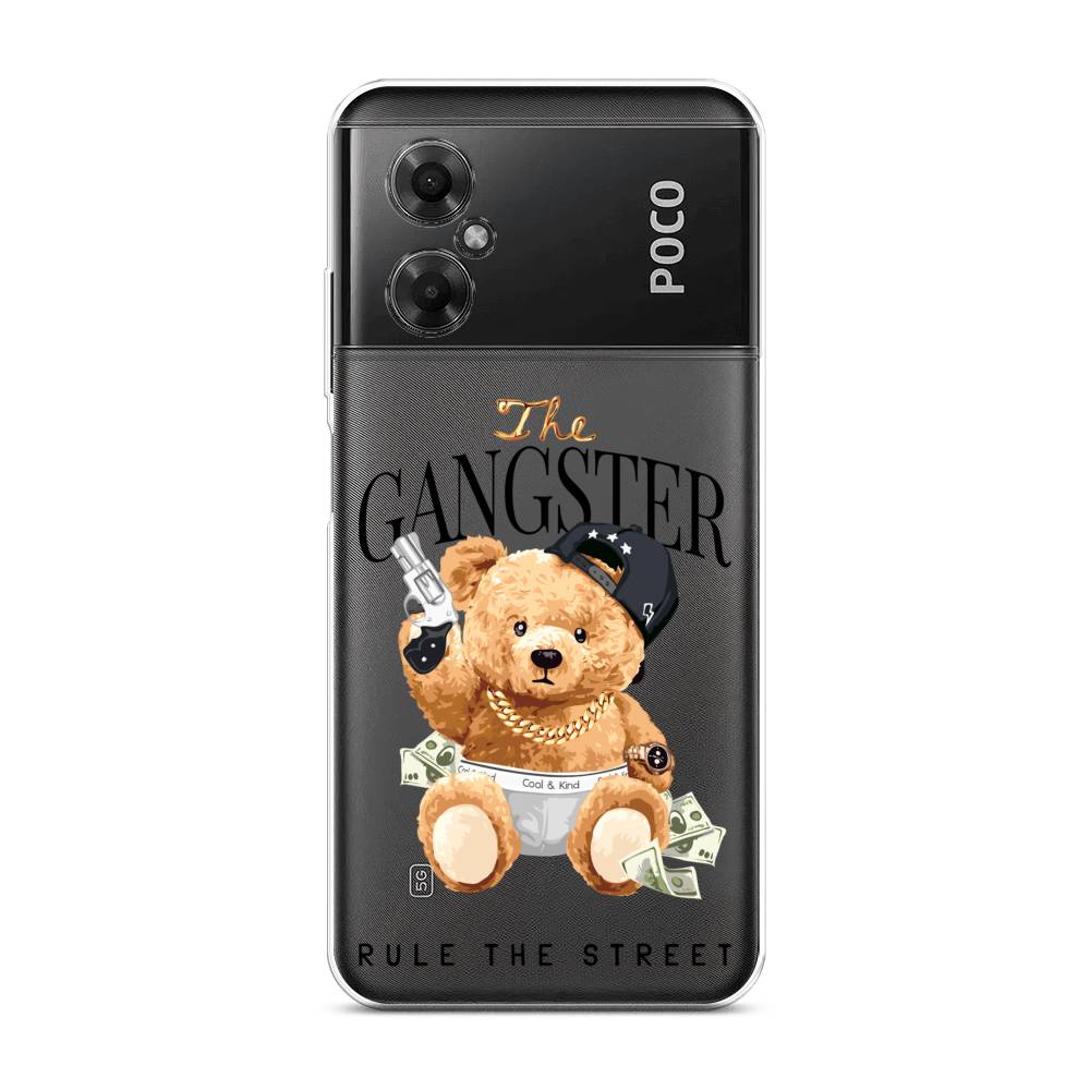 

Чехол на Xiaomi Poco M4 5G "The Gangster", Бежевый;серый;черный, 316550-6