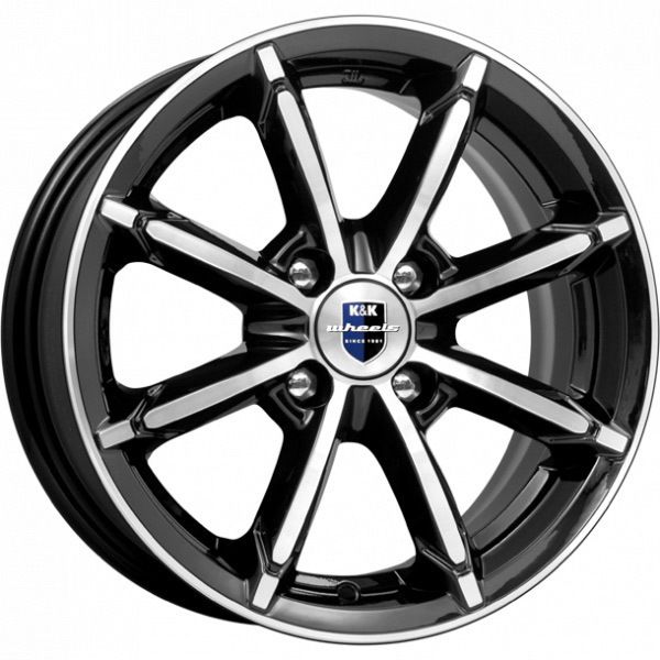 

Колесный диск K&K R14 6J PCD4x100 ET30 D67.1 13598, Черный;серебристый, Sportline (КС603)