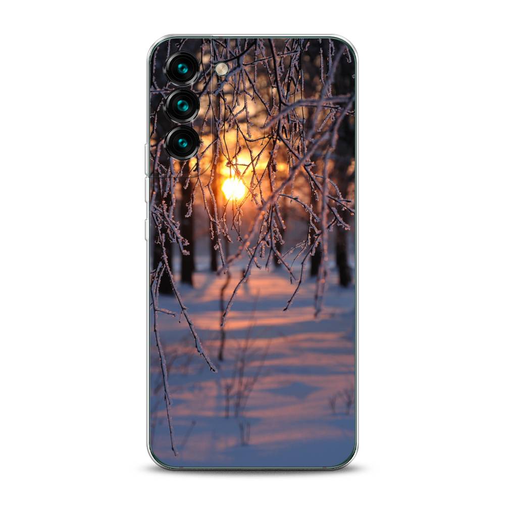 

Чехол на Samsung Galaxy S22 "Зима 7", Оранжевый;розовый;черный, 2103850-2