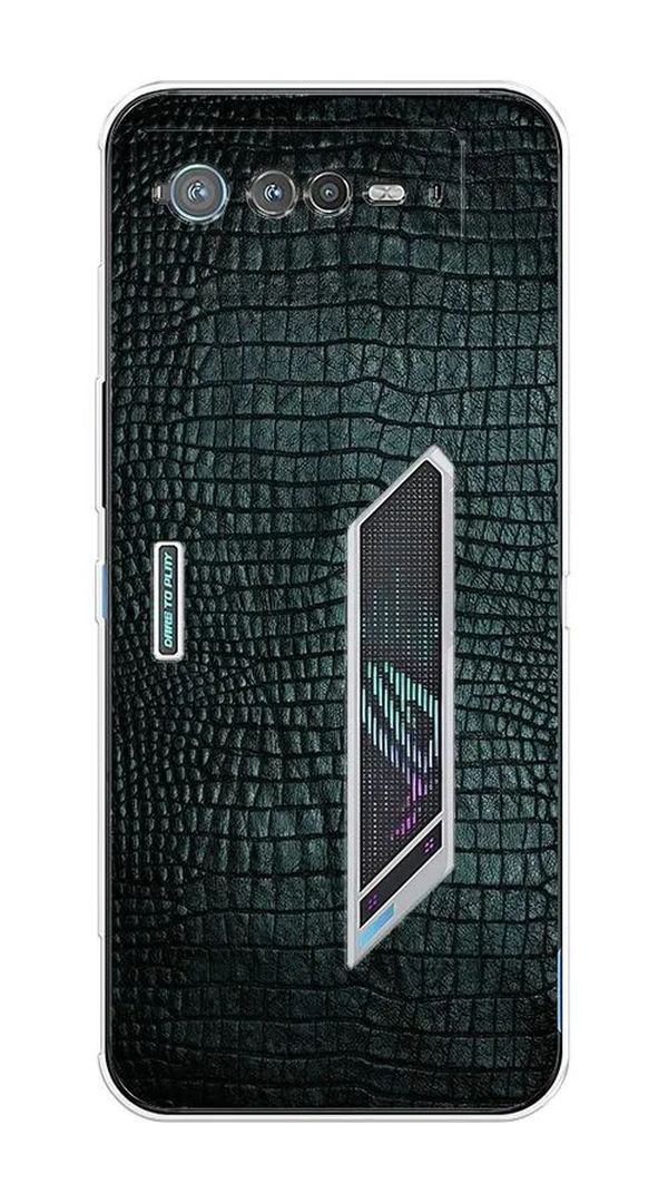 

Чехол Awog на Asus ROG Phone 6 "Черная змея", Черный, 44650-3