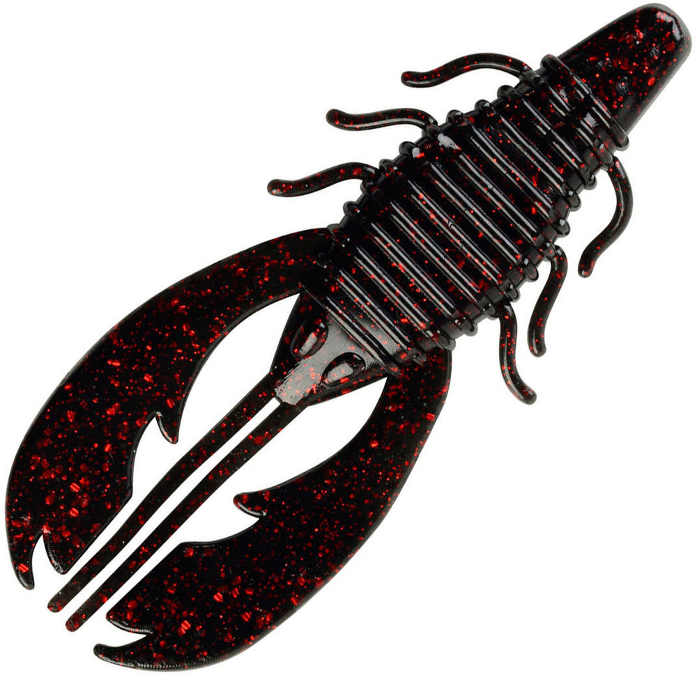 

Приманка мягкая Berkley PowerBait Craw Fatty 8cm (8шт) Black Red Fleck