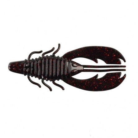 Приманка мягкая Berkley PowerBait Craw Fatty 8cm (8шт) Black Red Fleck