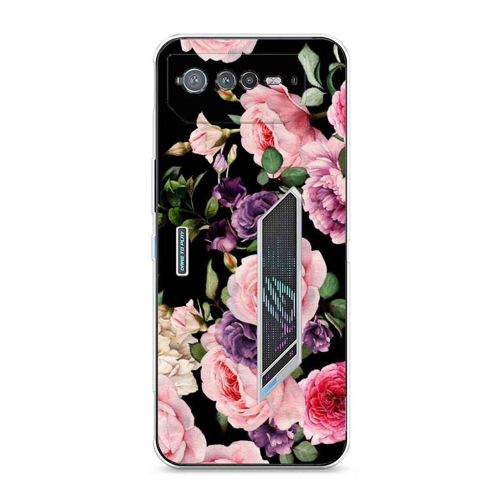 

Чехол Awog на Asus ROG Phone 6 "Пионы на черном", 44650-8