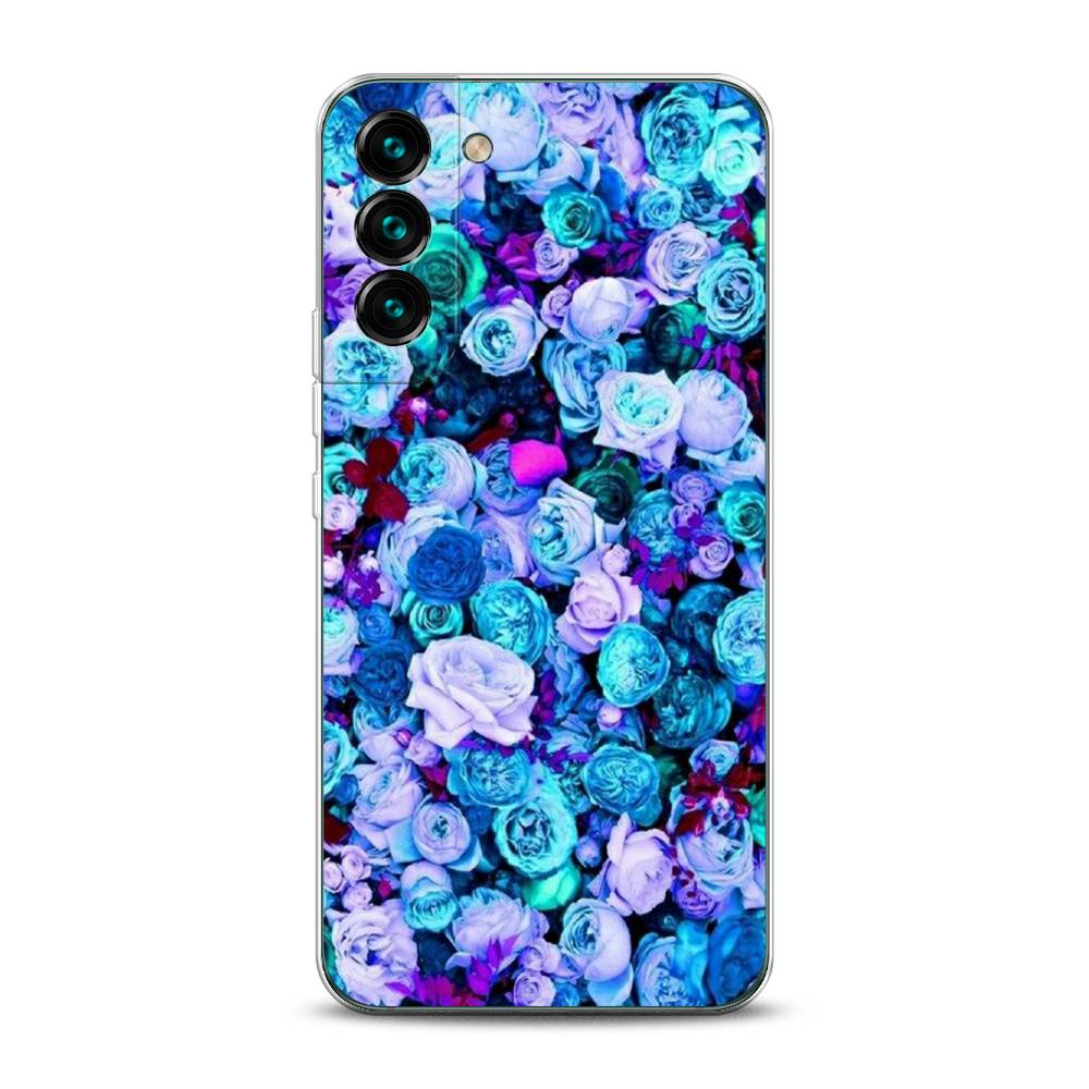 

Чехол на Samsung Galaxy S22 "Цветочный ковер", Фиолетовый, 2103850-2