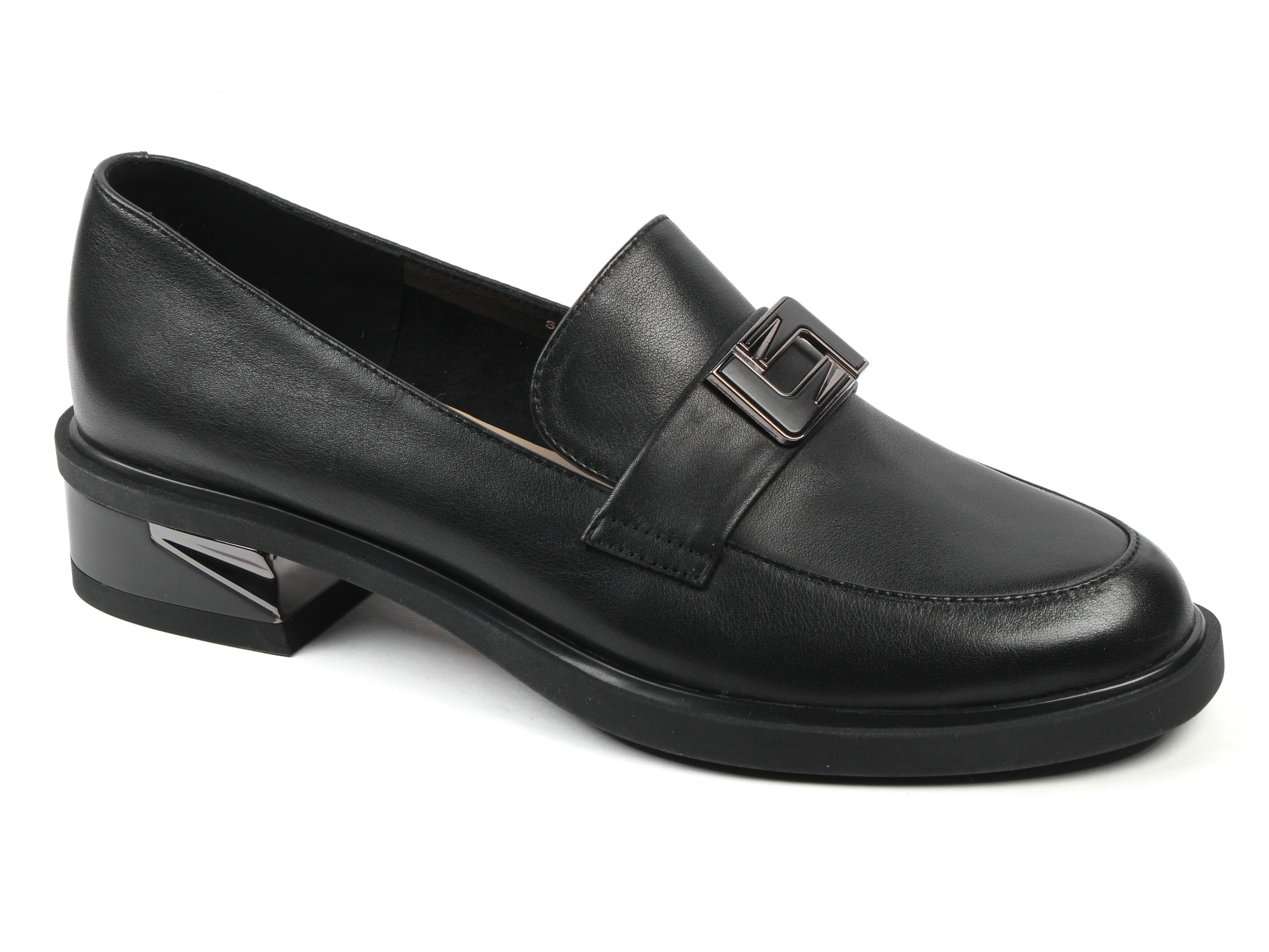 Лоферы женские SANDRA VALERI S3-6040 черные 43 RU