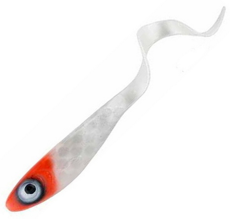 Приманка мягкая Abu Garcia Svartzonker McPerch Curly 8cm (8шт) Red Head