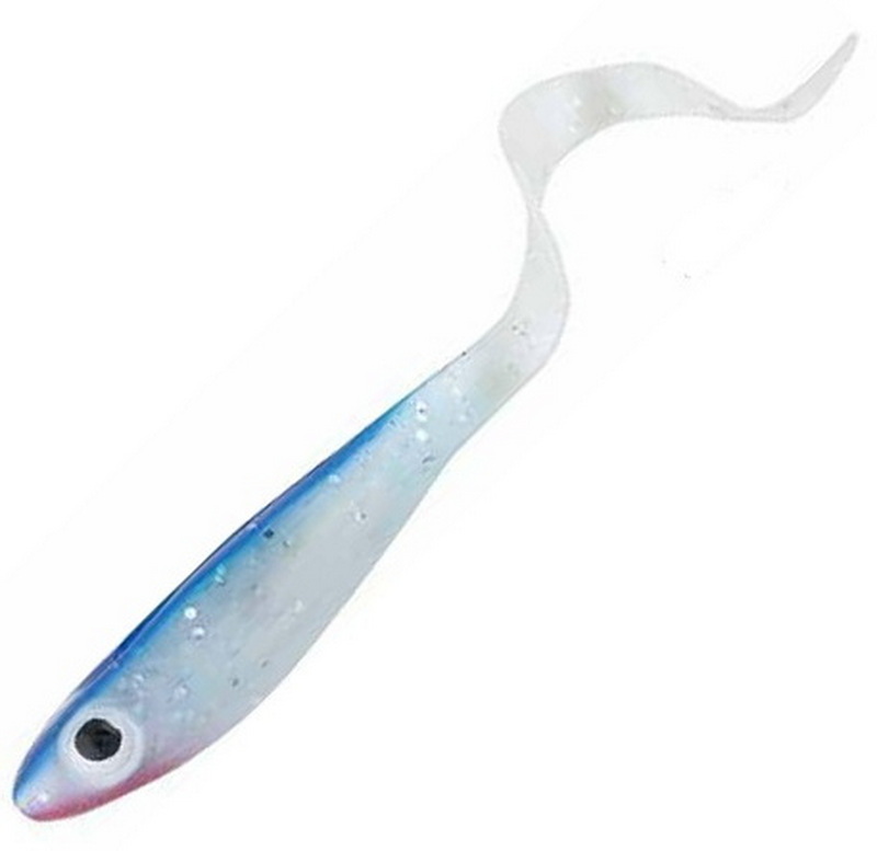 

Приманка мягкая Abu Garcia Svartzonker McPerch Curly 11cm (8шт) Blue/Silver