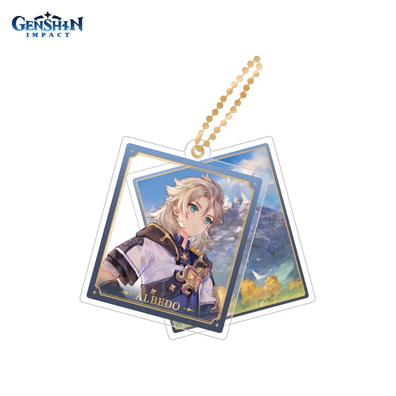 

Брелок унисекс Genshin Impact Anime game разноцветный, Anime game