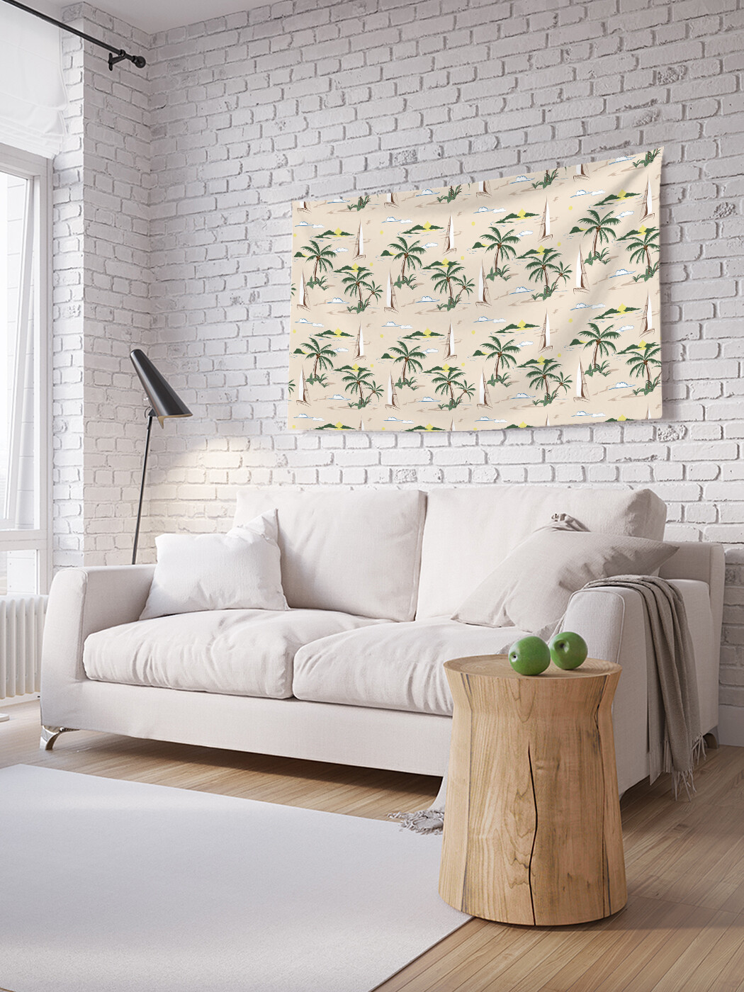 

Горизонтальное фотопанно JoyArty Отдых на паруснике, из ткани, 100х150 см
