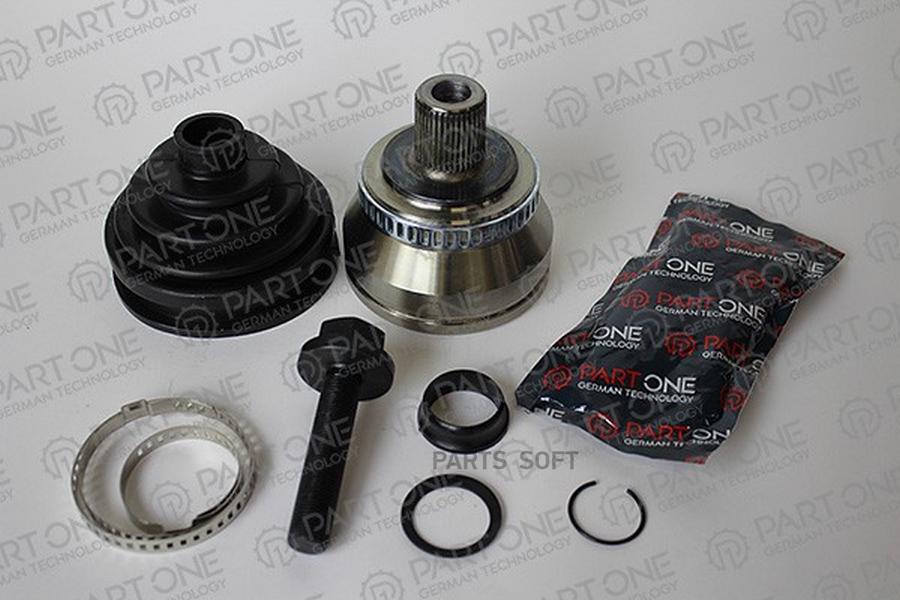 

PART-ONE ШРУС наружный 38x59.5x27 ABS:45T AUDI: A4/A6/A8 2.4/2.6/2.7T/2.8/4.2/2.5TDI 94-01