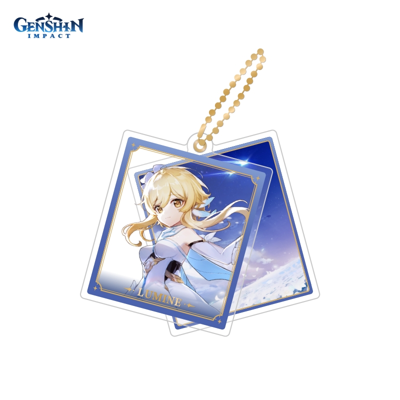

Брелок унисекс Genshin Impact Anime game разноцветный, Anime game