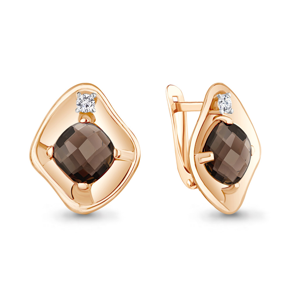 

Серьги из серебра с кварцем Aquamarine Aquamarine 4750601А_925_з, 4750601А_925_з