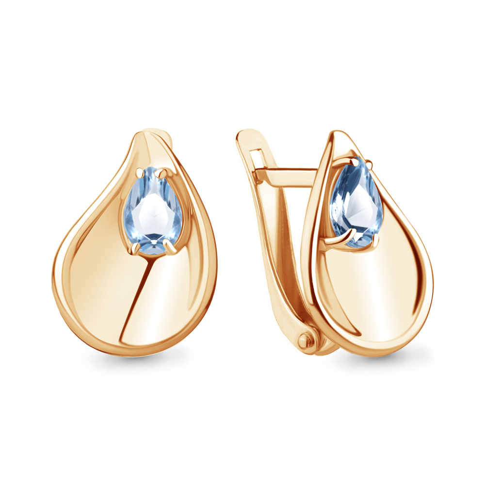 

Серьги из серебра с топазом Aquamarine Aquamarine 4750505_925_з, 4750505_925_з