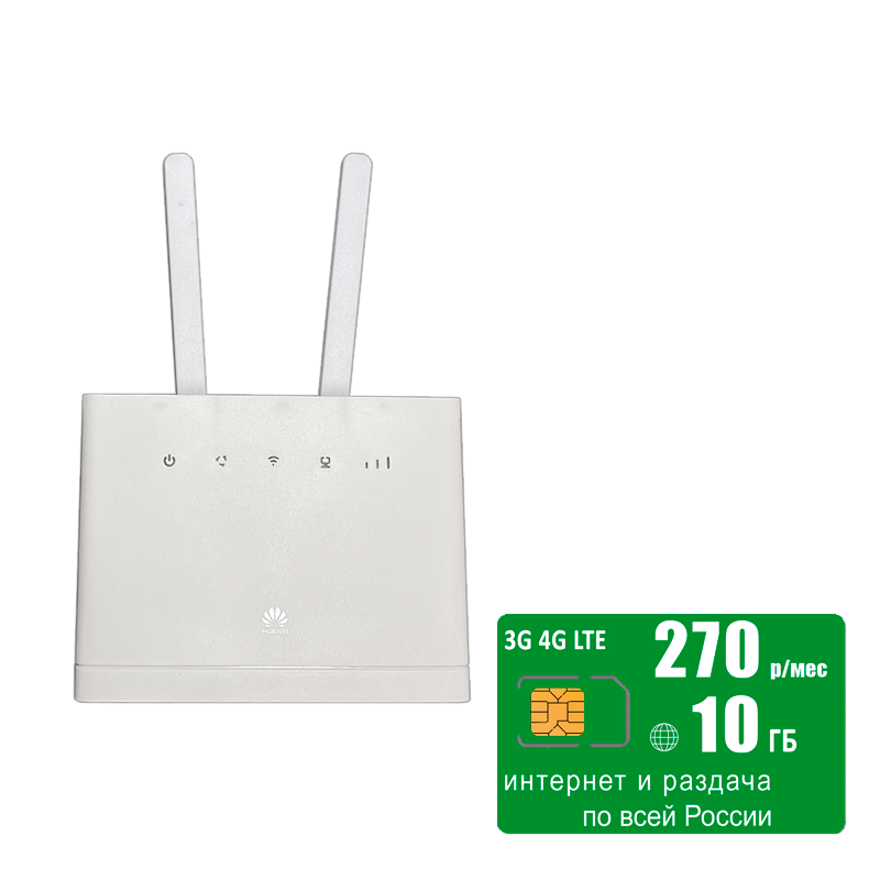 

Wi-Fi роутер Huawei B315s-22 (router-b315white-mega10gb-SG-sb), B315s-22