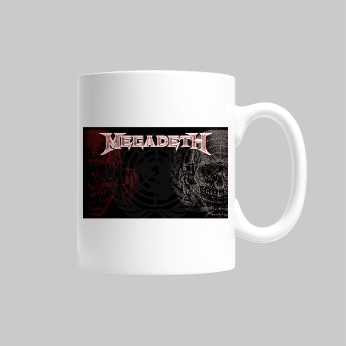 

Кружка Megadeth мегадет рок атрибутика панк