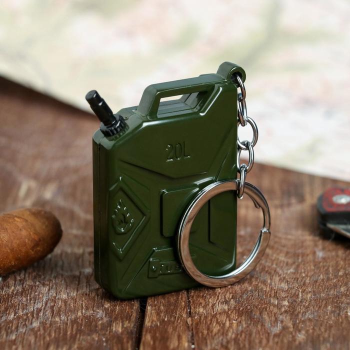 

Зажигалка газовая-брелок "Дай огня", 5,5 х 4 х 1,5 см, Зеленый, 23 Февраля
