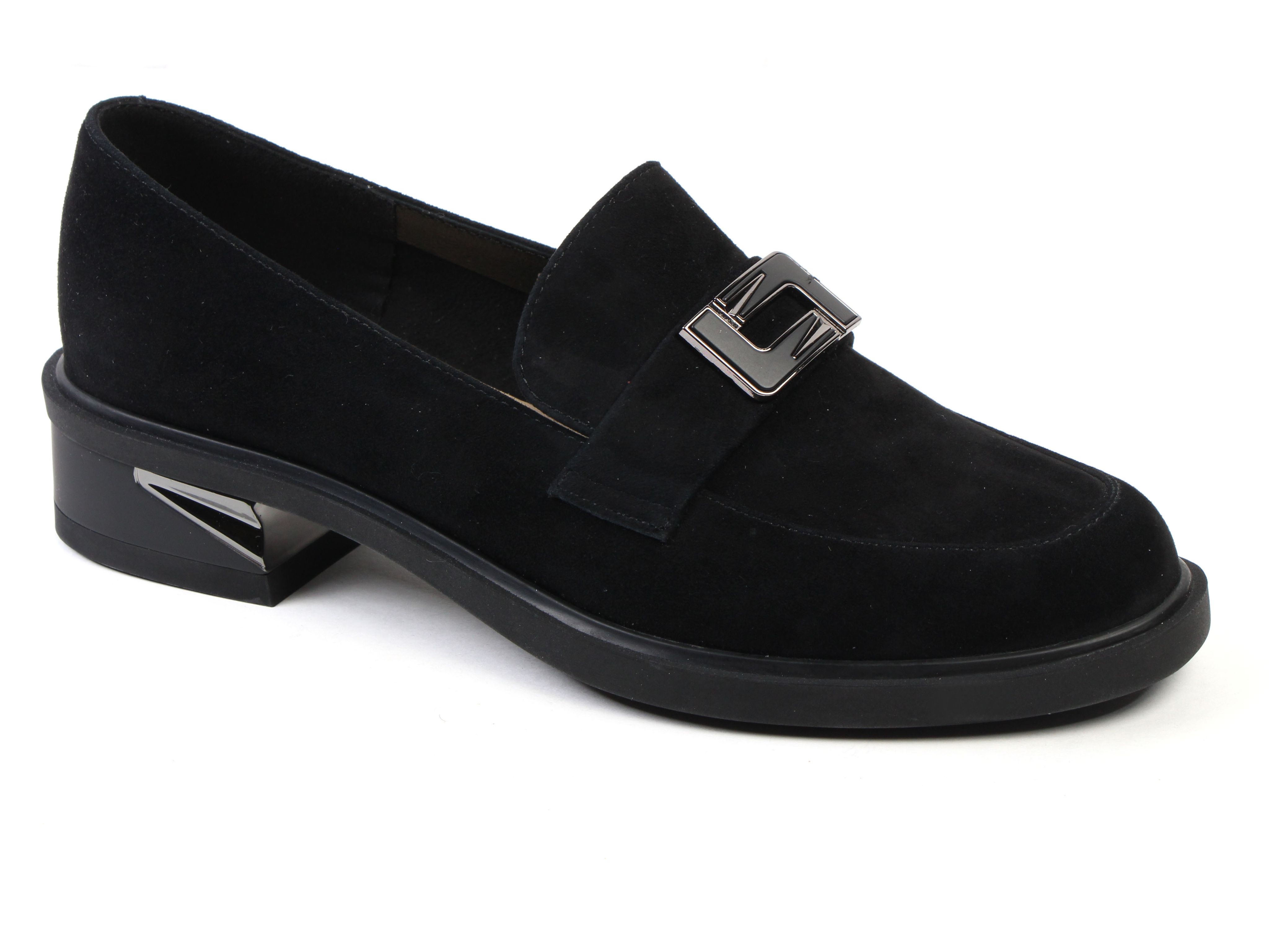 Лоферы женские SANDRA VALERI S3-6040 черные 43 RU