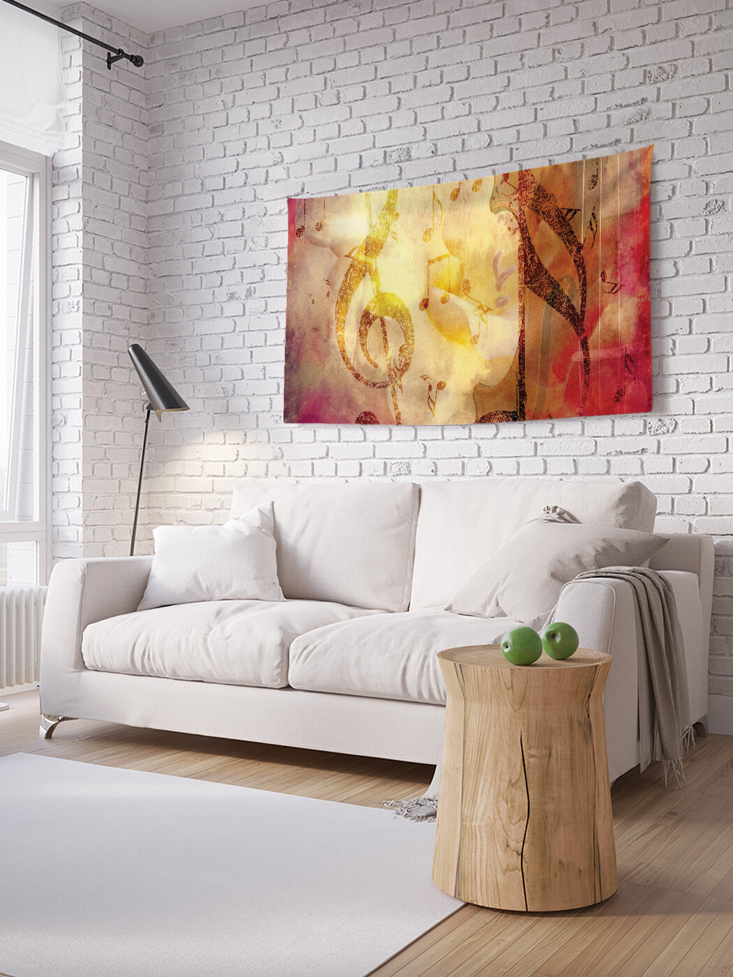 

Горизонтальное фотопанно JoyArty Музыка воображения, из ткани, 100х150 см