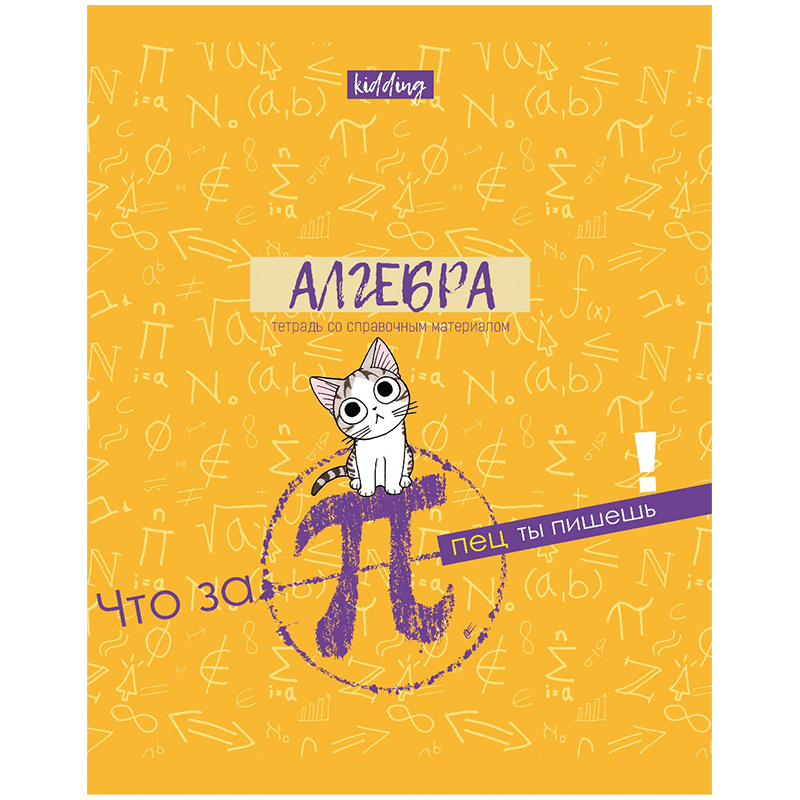 

Тетрадь предметная BG "Kidding" - Алгебра 333169 48 листов эконом 10 штук