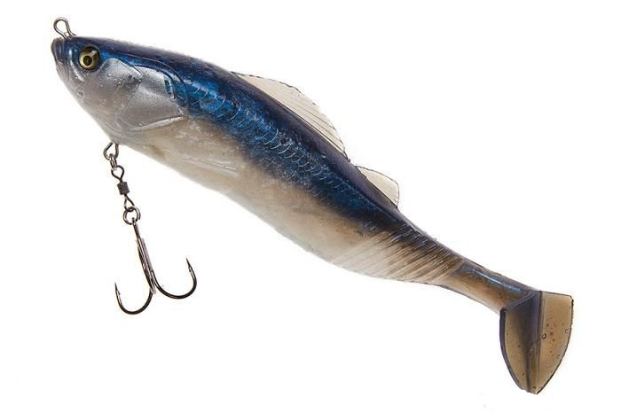 

Приманка Adusta Pick tail swimmer 7" #209 Roach, Серый;коричневый;синий;черный, Pick tail swimmer