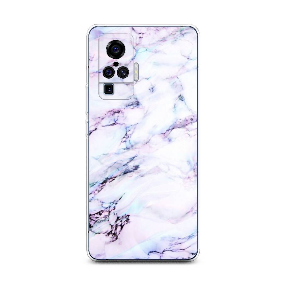 

Чехол на Vivo X50 Pro "Радужный мрамор", Серый;фиолетовый, 262350-3