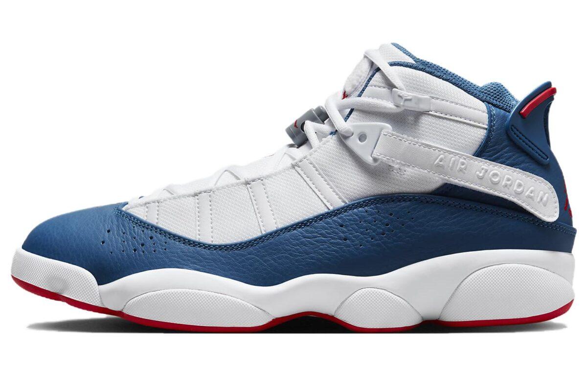 

Кроссовки унисекс Jordan Air Jordan 6 Rings синие 44 EU, Синий, Air Jordan 6 Rings