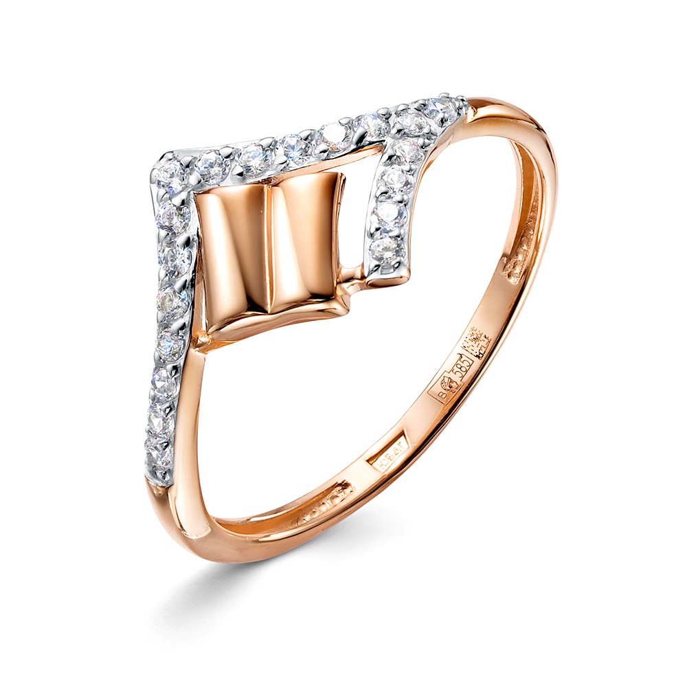 

Кольцо из золота р.  585Gold 301012623, фианит, 301012623