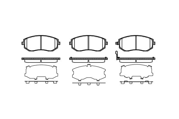 

Колодки дисковые п. Subaru Lagacy IV/Outback 2.0/2.5 03> 951 11