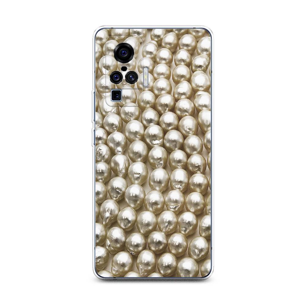 

Чехол на Vivo X50 Pro "Жемчуг", Бежевый, 262350-3