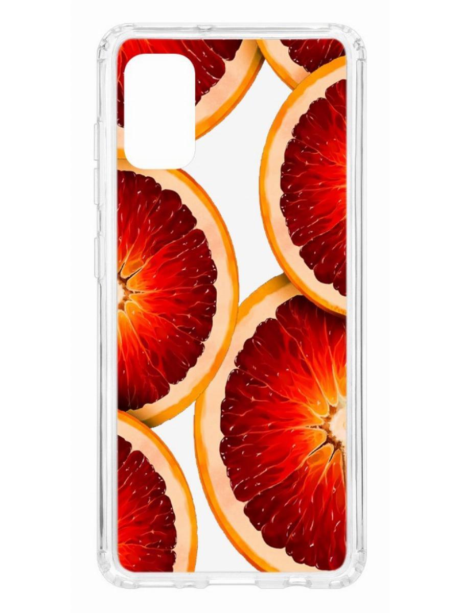 фото Чехол на samsung galaxy a41 kruche print orange кruче