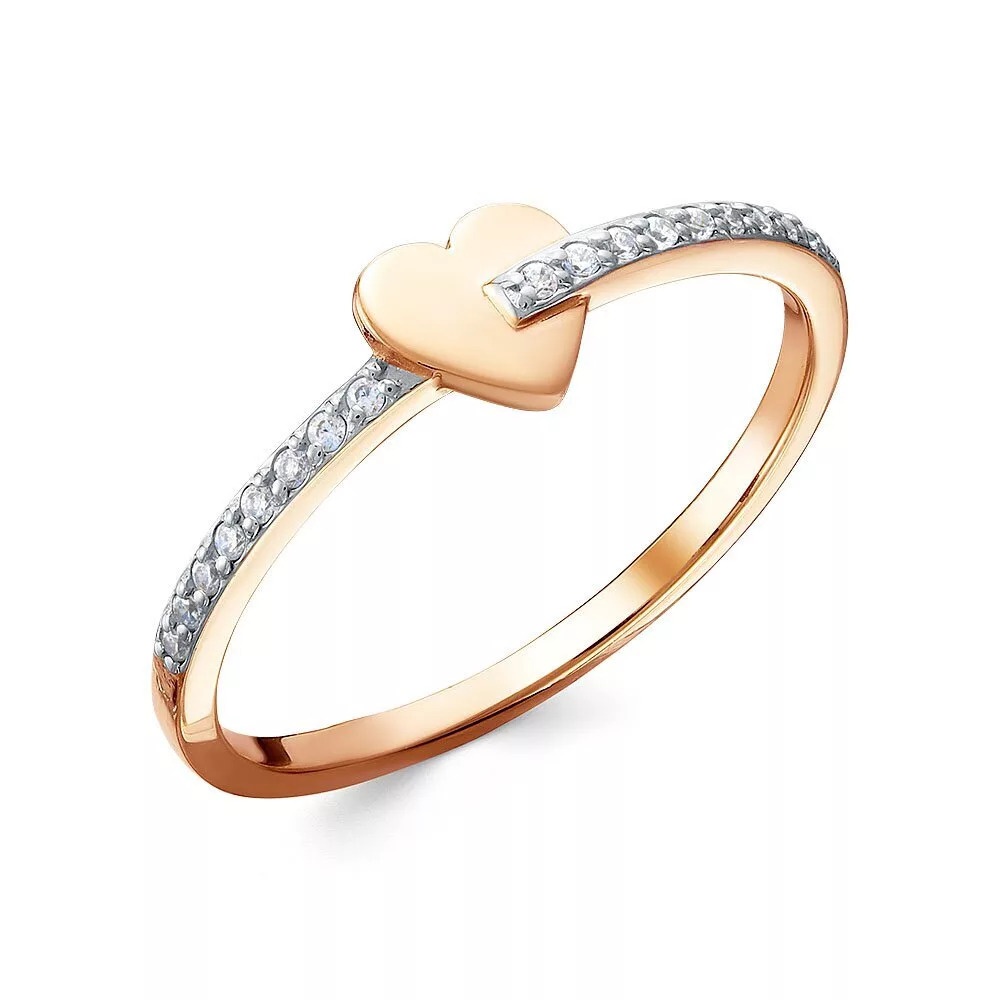 

Кольцо из золота р. , 585Gold 301012589, фианит, 301012589