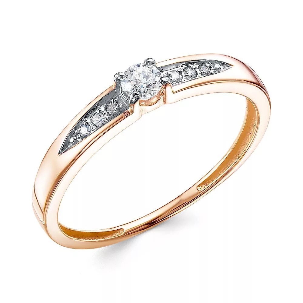 

Кольцо из золота р. , 585Gold 301012600, фианит, 301012600