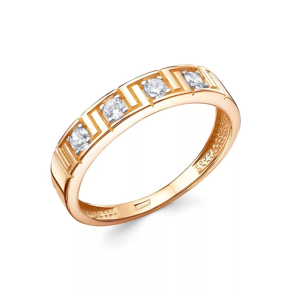 

Кольцо из золота р.  585Gold 301012637, фианит, 301012637