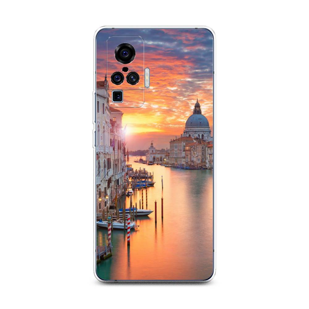 

Чехол на Vivo X50 Pro "Восход 11", Розовый;оранжевый, 262350-2