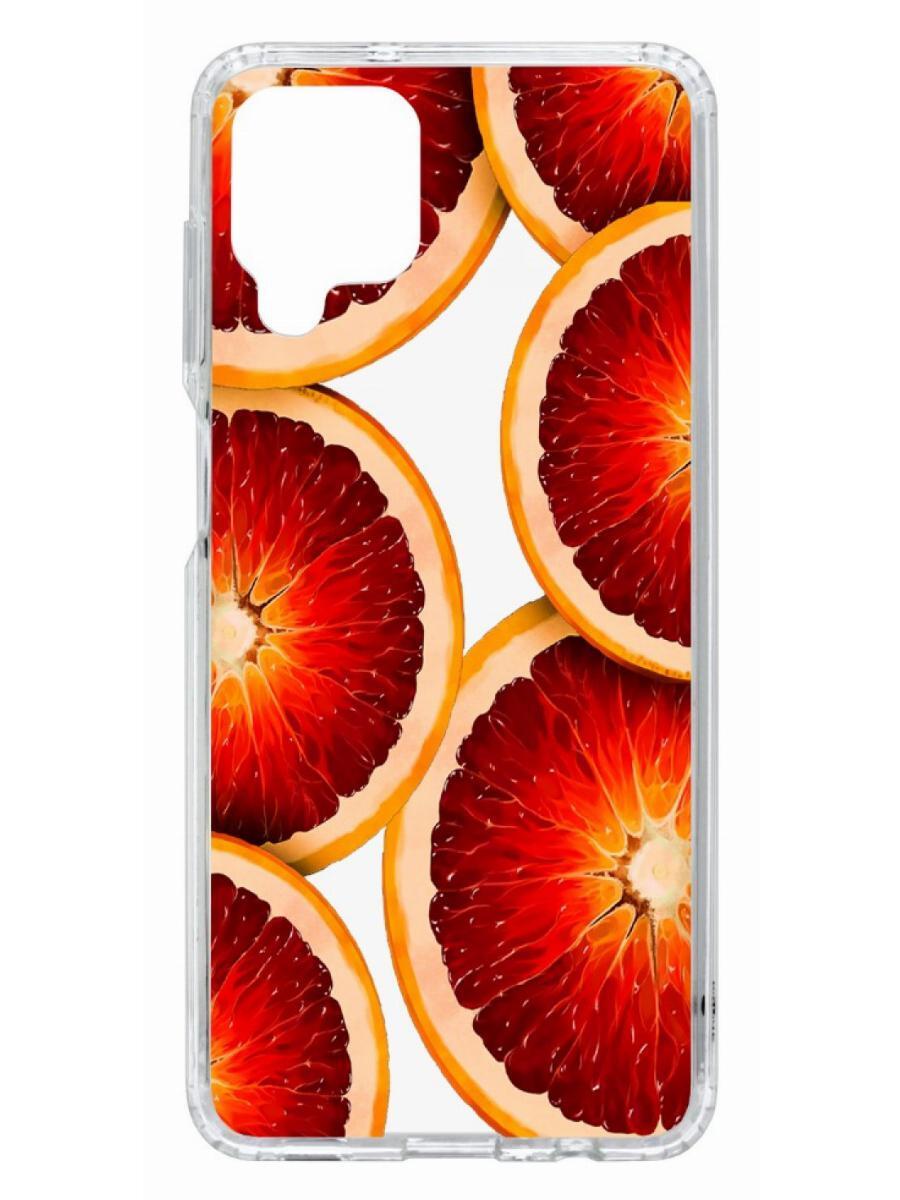 фото Чехол на samsung galaxy a12 kruche print orange кruче