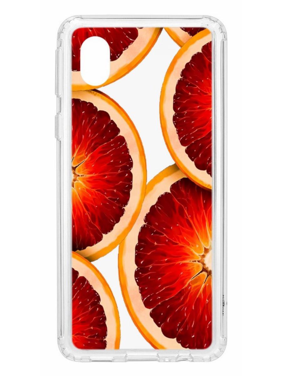 фото Чехол на samsung galaxy a01 core kruche print orange кruче