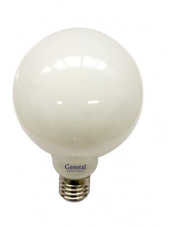 Лампа светодиодная GENERAL E27 8W 4500K "Шар" арт. 621495 - (5 шт.)