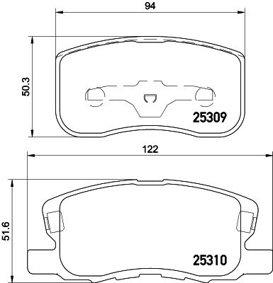 

Колодки тормозные перед MITSUBISHI COLT VI 04-12