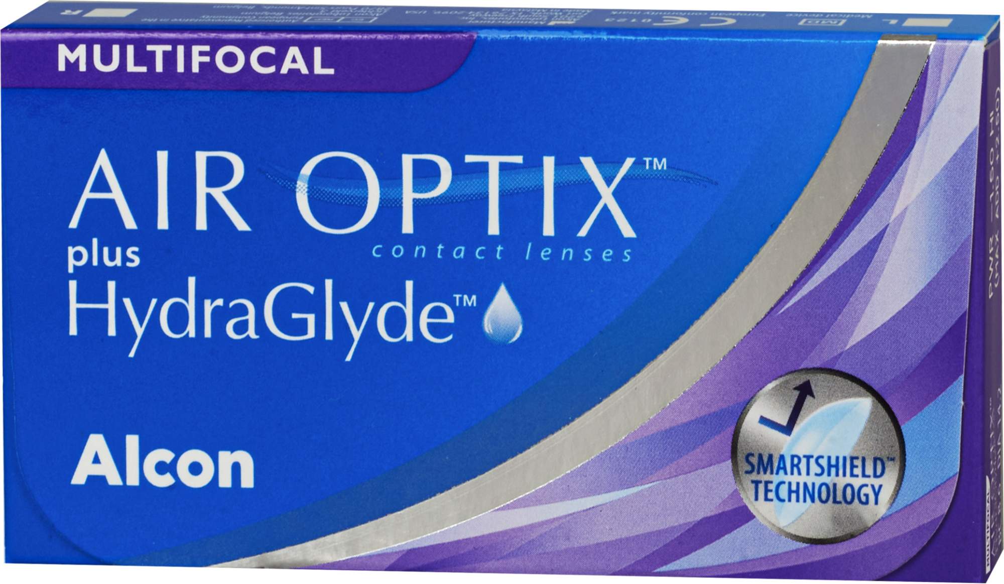 фото Контактные линзы alcon air optix plus hydraglyde multifocal 3 линзы low -10.00 r 8.6