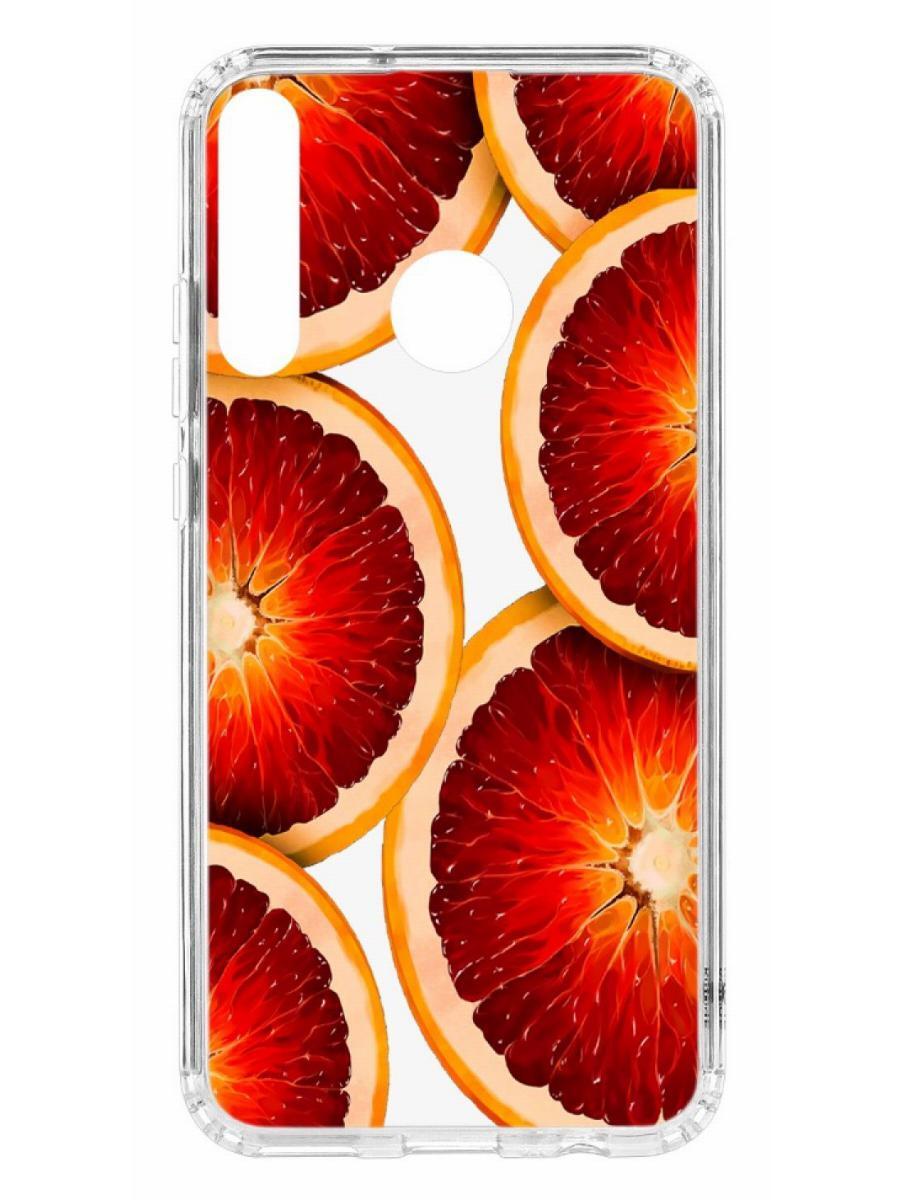 

Чехол на Huawei P40 Lite E Kruche Print Orange