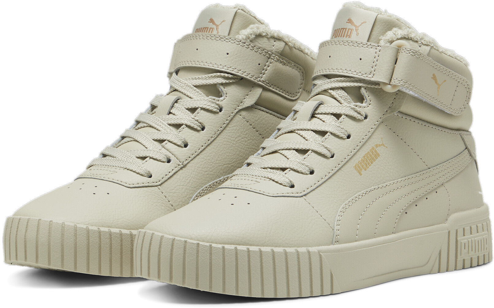 

Кеды женские PUMA Carina 2.0 Mid WTR бежевые 6,5 UK, Бежевый, Carina 2.0 Mid WTR